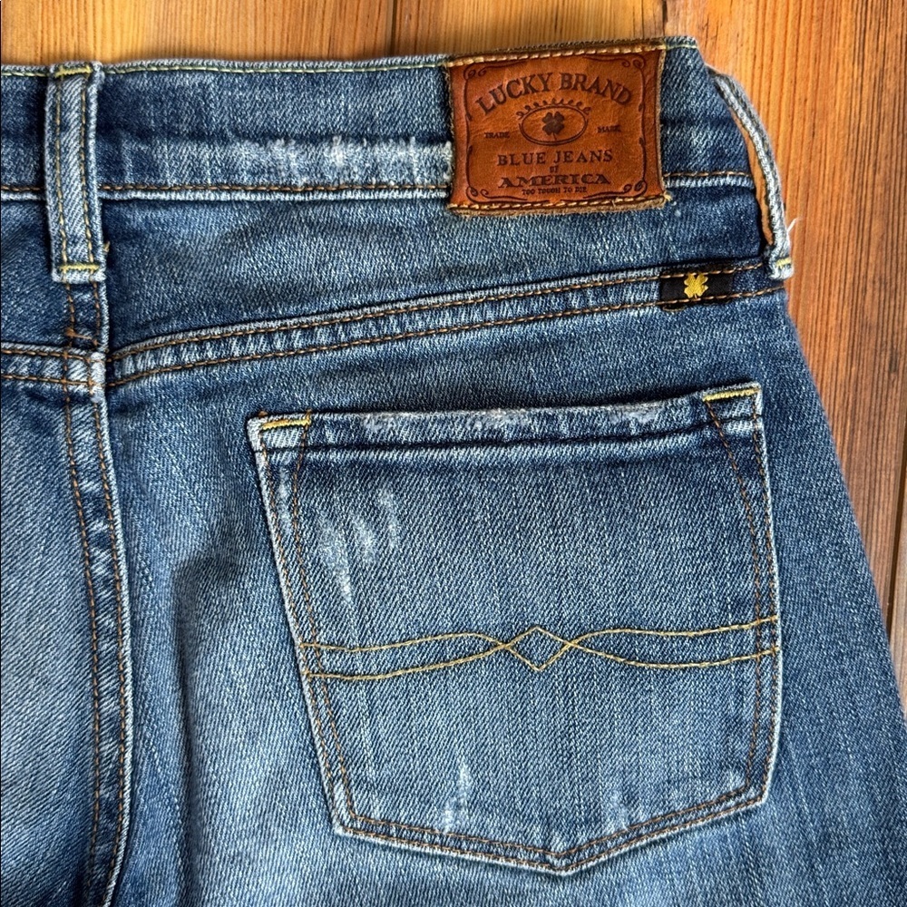 Lucky Brand Zoe Skinny Jeans Size 4/27 Medium Wash